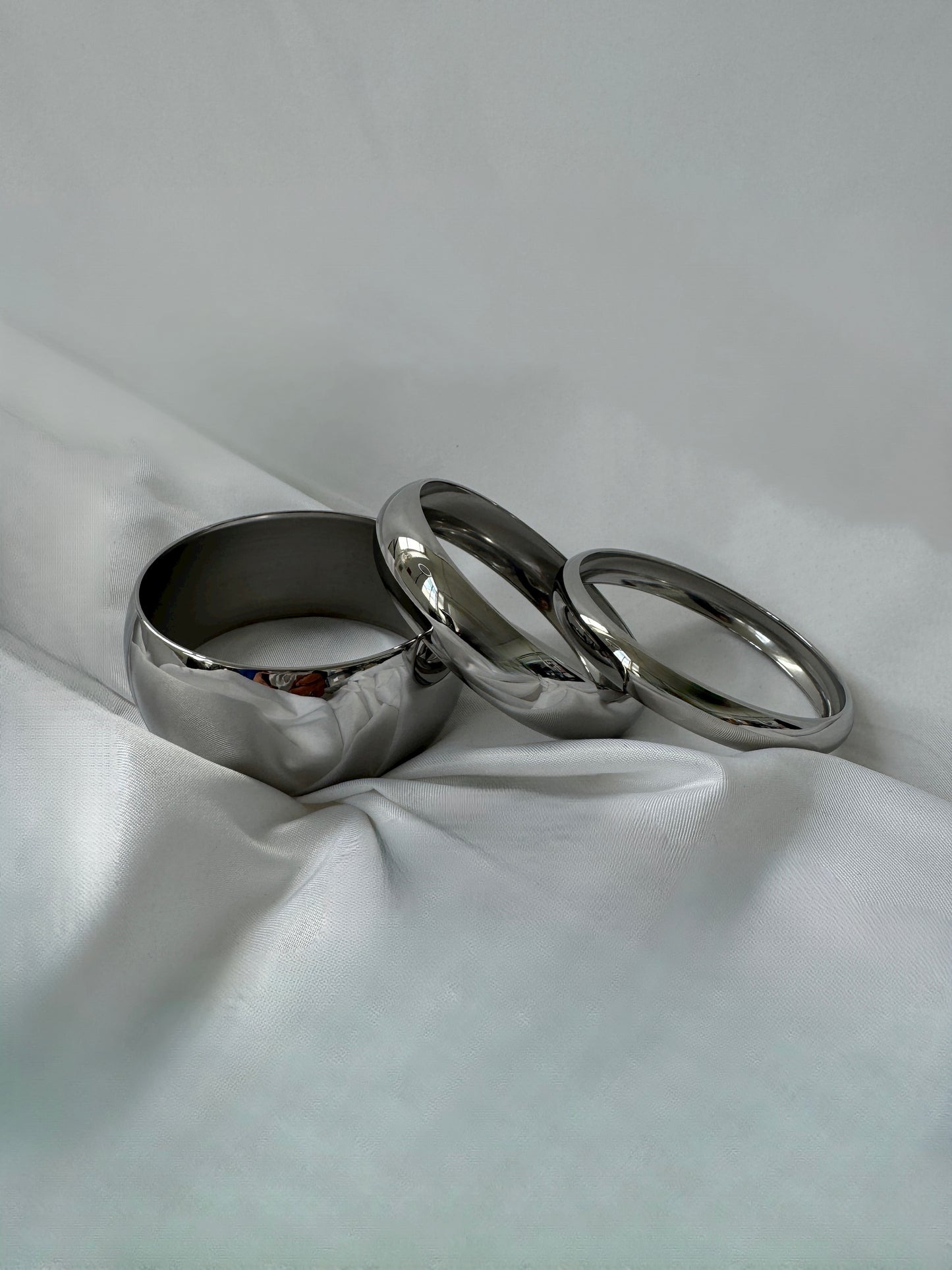 3pc Bangle set in Silver