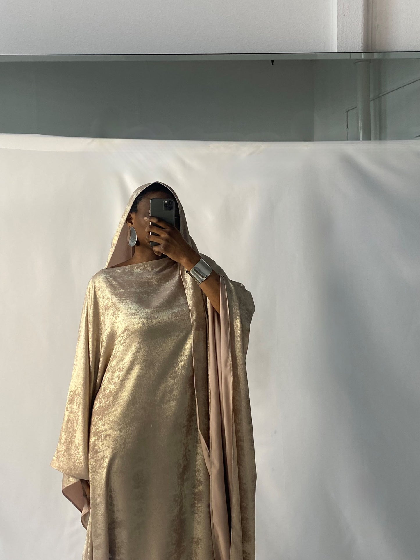 Katija Kaftan in Nude Pink